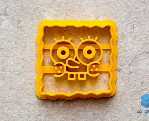 3D-печать формы для вырубки печенья Спанч-Боб