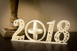 Новогодний сувенир 2018 3D-печать