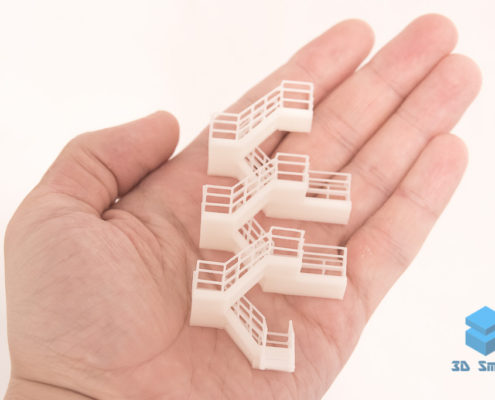 3D-печать деталей макетов (лестница)